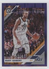 2019-20 Panini Donruss Optic Purple Shock Prizm Rudy Gobert #89 0t30