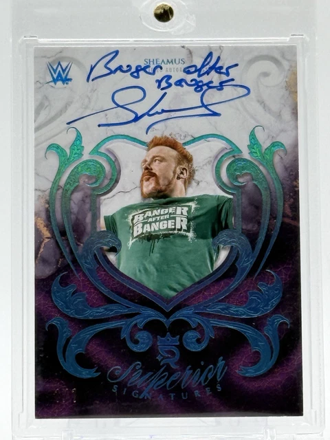 2026 Topps Royalty WWE Sheamus Superior Signatures 1/1 Inscribe Auto SUP-SHE