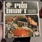 Pro Draft Board Game Football 1974 Parker Brothers w/ 46 NFL Cards Vintage