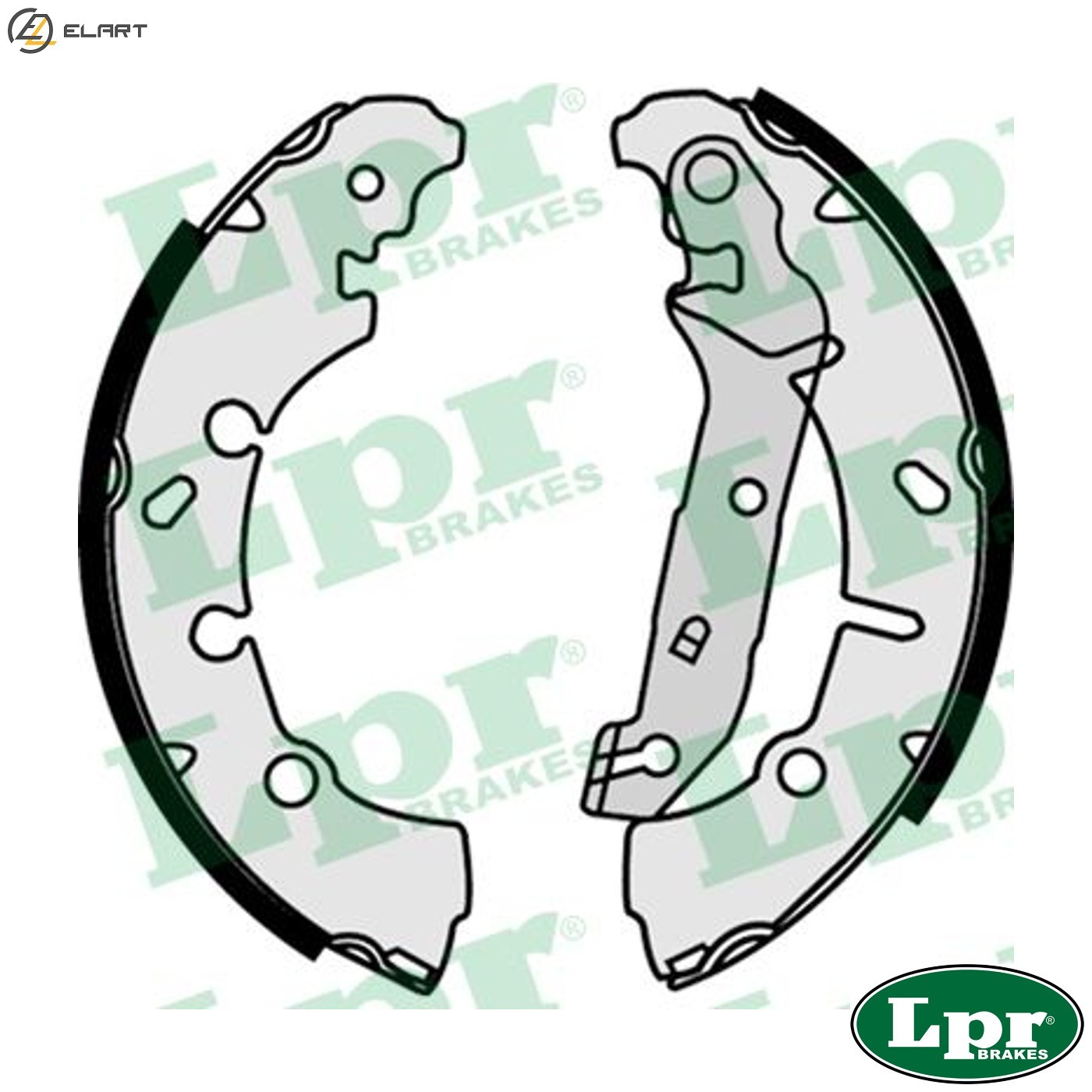 BRAKE SHOE SET 08200 FOR MAZDA 121/III SOHO DEMIO FORD FUSION IKON/V FIESTA/IV