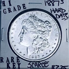 1887 S MORGAN SILVER DOLLAR HI GRADE GENUINE U.S. MINT RARE KEY COIN 8735