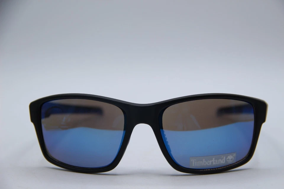 GAFAS DE SOL TIMBERLAND TB7200 02D NEGRAS AZULES AUTÉNTICAS 58-17 135 Foto 2 de 4