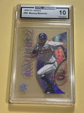 1999 E-X Century Manny Ramirez #90 Cleveland Indians 10