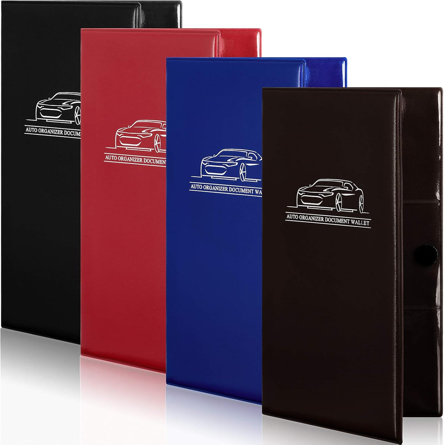 4 Pcs Car Registration and Insurance Card Holder, Automobile Essential Documents thumbnail 10