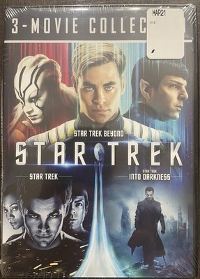 STAR TREK 3 MOVIE COLLECTION New Sealed DVD 2009 + Beyond + Into Darkness