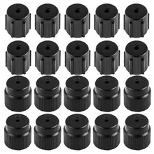 Car AC Valve Cap Kit, High and Low Pressure Vehicle Air Conditioning 20PCS
