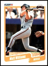 Matt Williams 1990 Fleer #75 Giants MLB READ FREE SHIPPING AutographDen