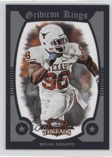 2009 Donruss Threads College Gridiron Kings Blue Framed 31/50 Brian Orakpo 7k0