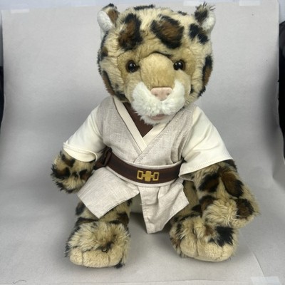 RARE! Build A Bear Leopard With Jedi Clothes Obi Wan Luke Skywalker Star Wars
