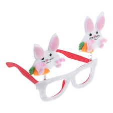 Reusable Easter Party Glasses Felt Bunny Photo Booth Eyewear