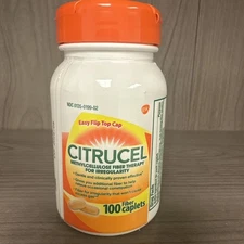 Citrucel Caplets Fiber Therapy for Occasional Constipation Relief, 100 Count