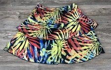 Tango Mango Skort Ruffled Floral Size XS Pull On Elastic Waist Tennis Pickleball