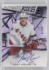 2021 Upper Deck SP Game Used Purple Memorabilia 41/49 Joey Keane #163 Auto 0pz2