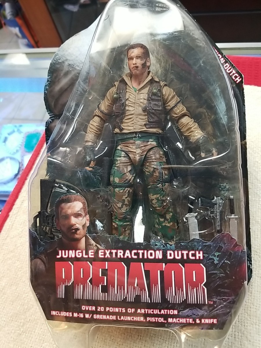 NECA Predator Jungle Extraction Dutch 25th Anniversary Action