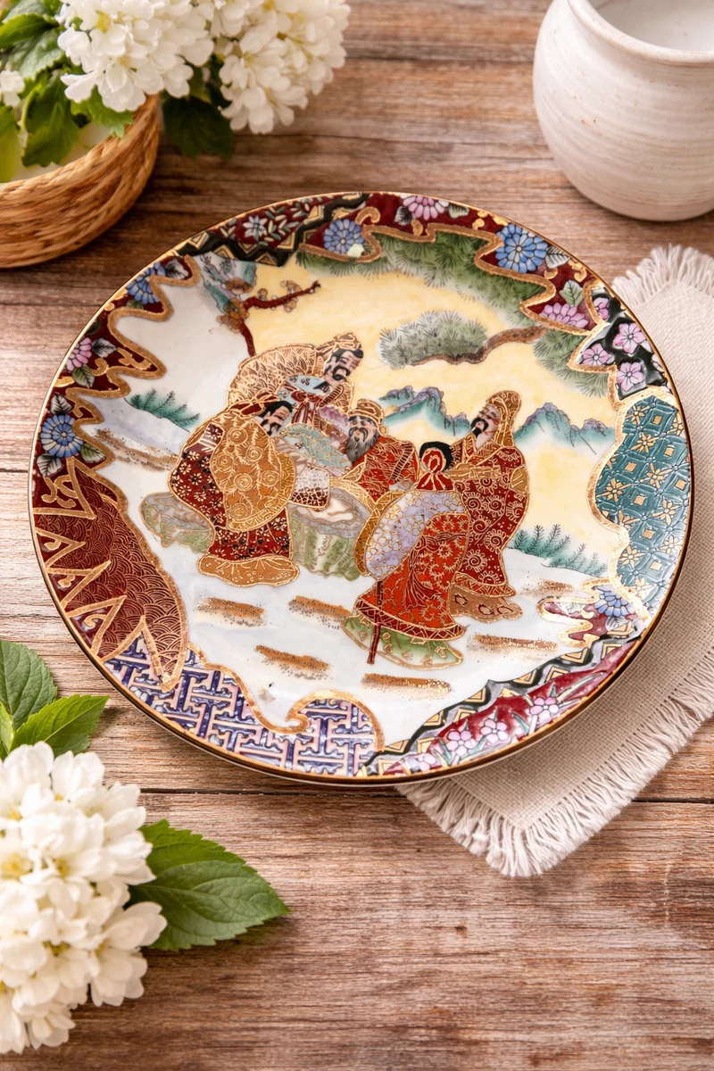 古董原始后1940 年日本盘子| eBay