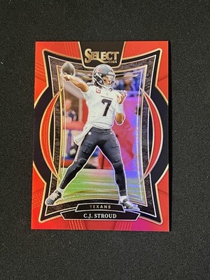 2024 Panini Select Concourse Red Prizm /99 CJ Stroud #42