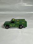 VTG Hot Wheels 1974 Forest Service Truck GREEN Real Riders Seeds Tools FLAWS