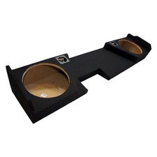 2014 - 2018 Chevy Silverado Double Cab Truck Dual 12" Sub Box Enclosure