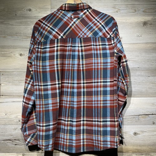 Legendäres Whitetails Buck Camp Flanellhemd rot kariert Cordbesatz Größe Medium - Bild 2 von 8