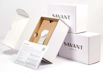 (Lot of 4) Savant Metropolitan Wireless Keypad Snow White WIK-SWS104-01 REV 09