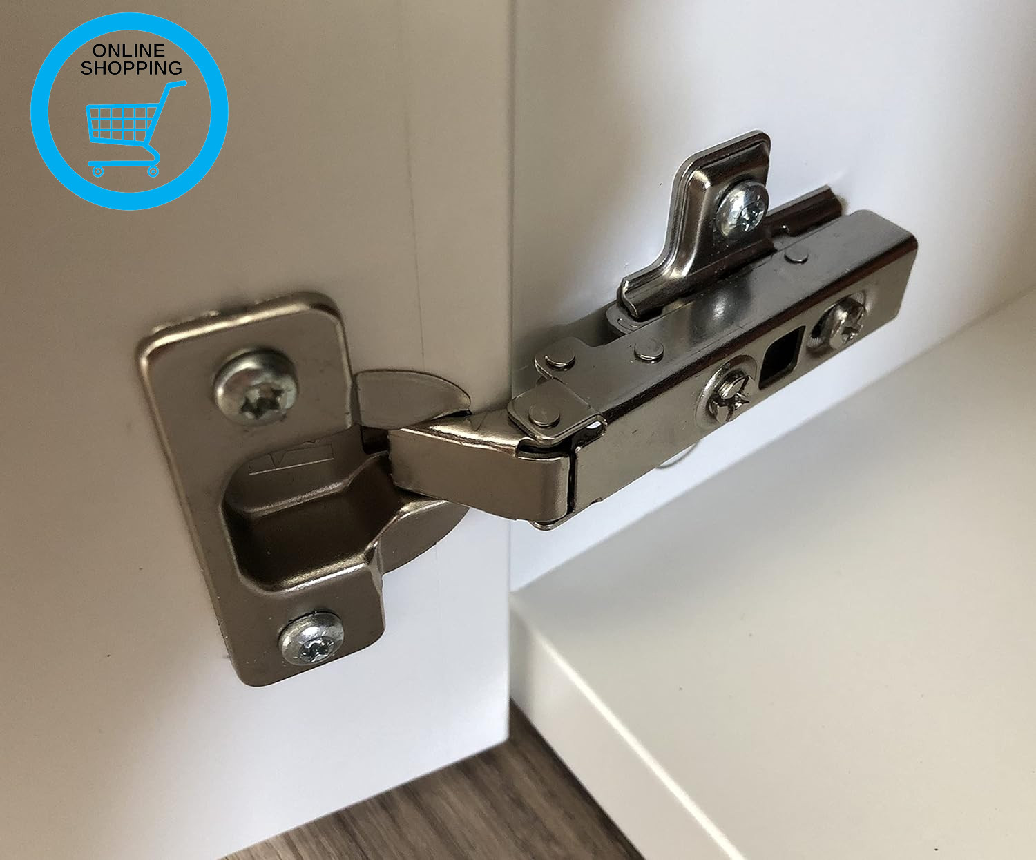 Set of 2 Hinges with Soft Close for Besta, Fritids, Stuva (Ikea) with 2 Hinges a