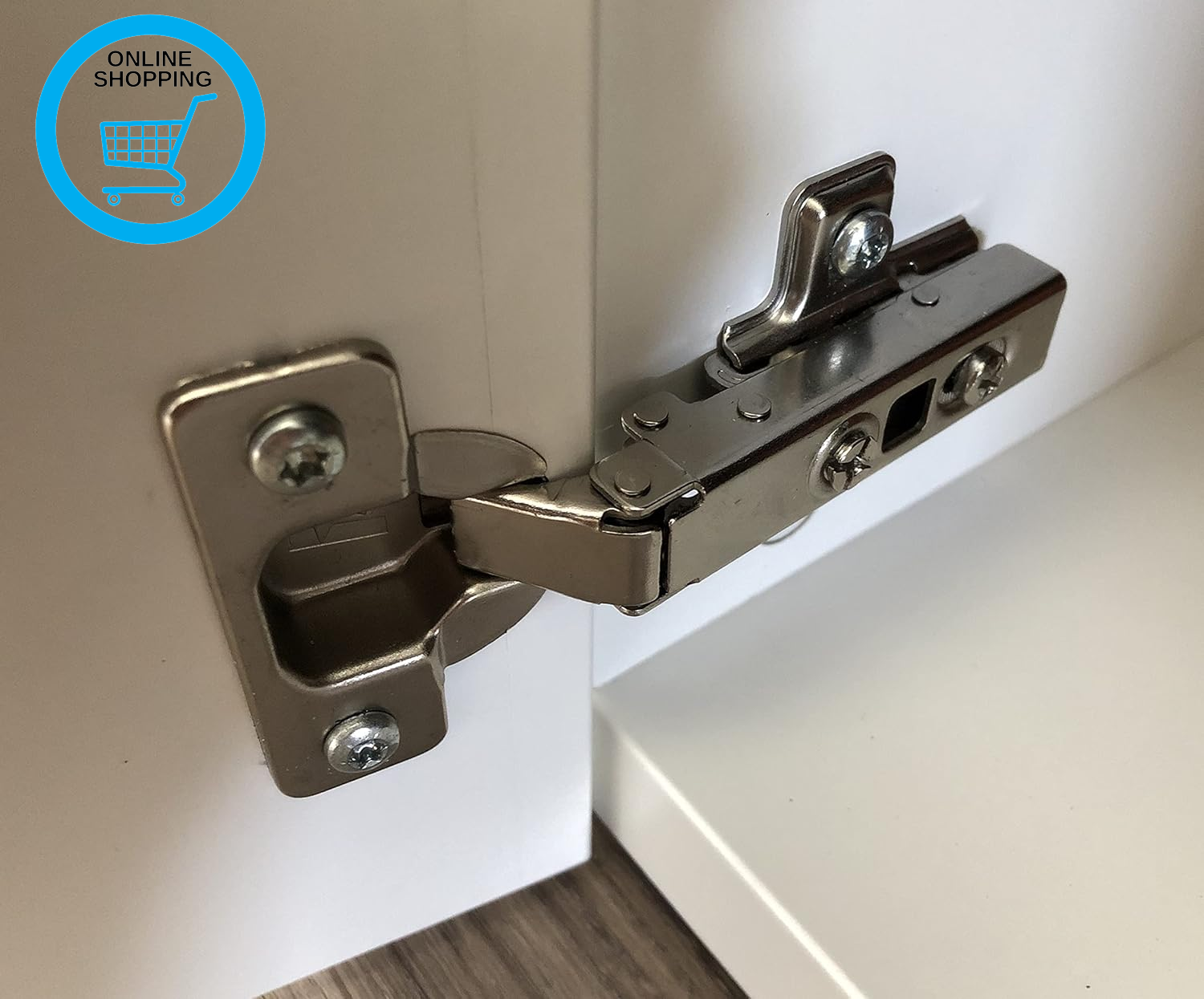 Set of 2 Hinges with Soft Close for Besta, Fritids, Stuva (Ikea) with 2 Hinges a