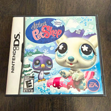 EA Littlest Pet Shop: Winter Nintendo DS Game - E, NTSC-U/C, 2008, Manual, Case