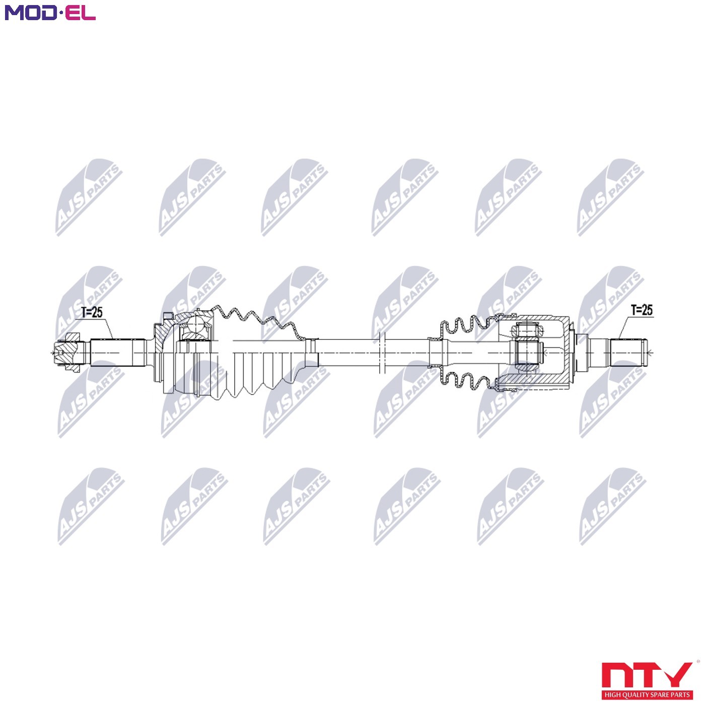 DRIVE SHAFT NPW-KA-410 FOR KIA G4LA 1.2L 4cyl PICANTO III