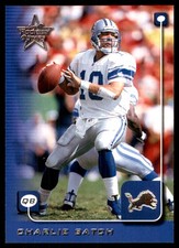 Charlie Batch 1999 Leaf Rookies & Stars #70 Detroit Lions NFL READ FREE SHIP
