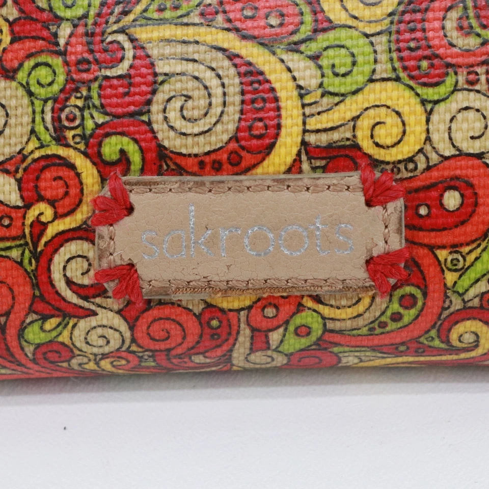 Cartera Sakroots Mujer Bolso sin asas Multicolor Artistas Círculo Cremallera Alrededor Acordeón Moneda Foto 2 de 4