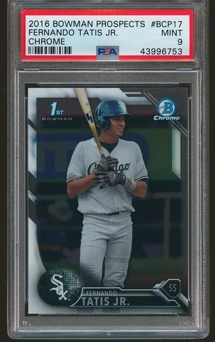Fernando Tatis Jr 2016 Bowman Chrome Prospects RC #BCP17 PSA 9 MINT