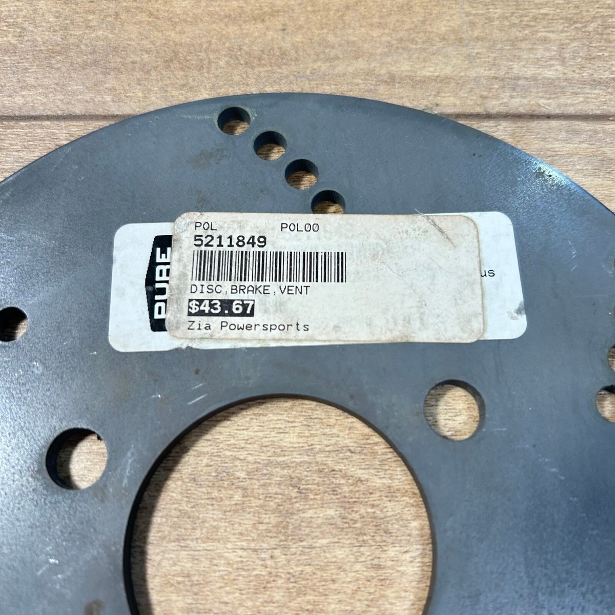 New Polaris OEM REAR BRAKE ROTOR DISC / 5211849 / MAGNUM 325 500