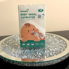Grownsy toddler baby nasal aspirator for clogged and stuffy noses nose cleaner
