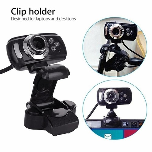 Beesclover 50mp PC Webcam 3 led USB sans pilote - Photo 3/7