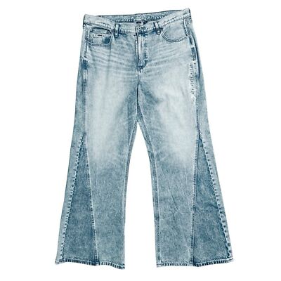 AMERICAN EAGLE NWT Strigid Low Rise Baggy Flare Jeans 14