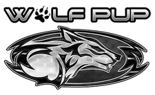 1 RV Trailer Camper Heartland Wolfpack badge Wolf Pup Logo Decal Graphic -2202-6