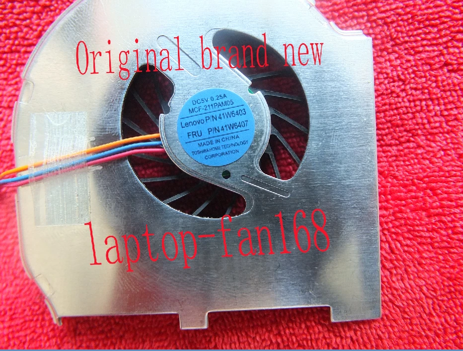 NEW IBM Lenovo Thinkpad T60 T60p original CPU Fan For MCF-211PAM05 41W6407 - Image 2 of 3