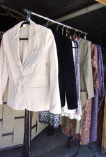 Womens Vintage Clothing Lot 1970s 80s Dresses Blazers Skirts Pantsuit Boho Mod