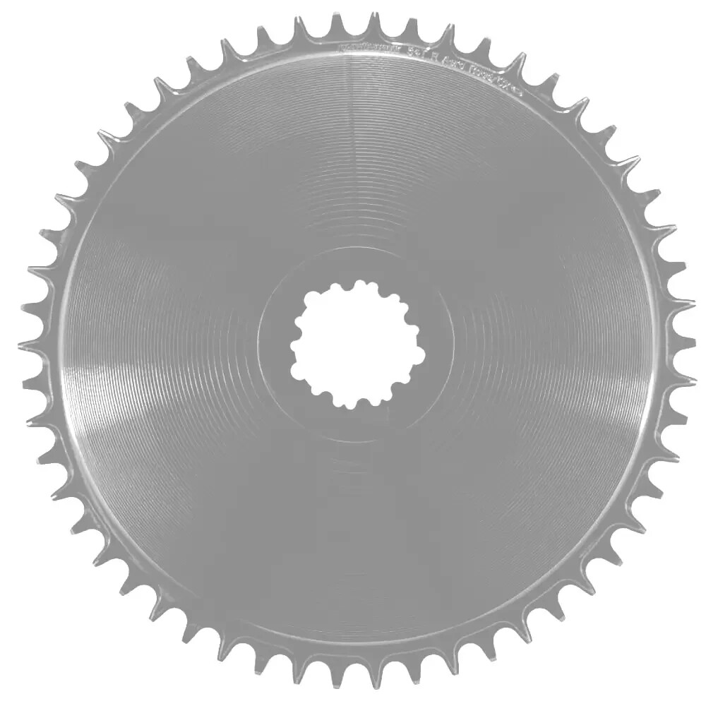 Garbaruk Aero 1x 3-Bolt Road/Gravel Chainring. Silver | eBay