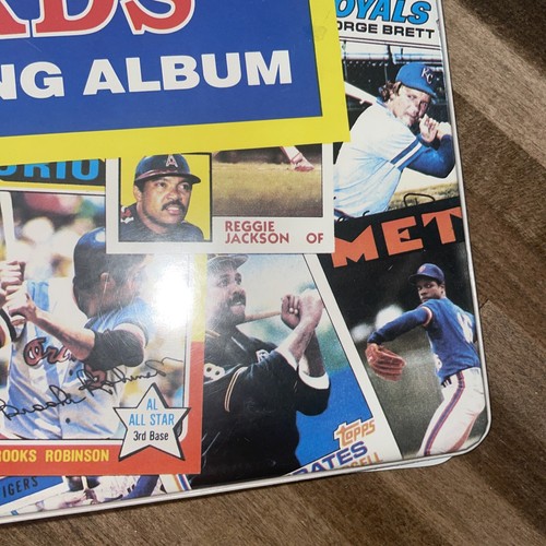 TOPPS Baseball Cards Collection Album 3Ring Binder 1980s MLB Vintage