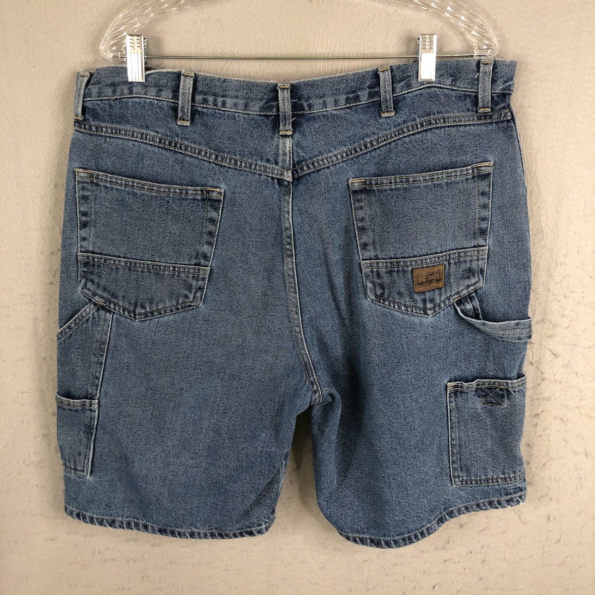 Vintage Y2K Jean Shorts Mens 38 Blue Big Smith Carpenter Jorts