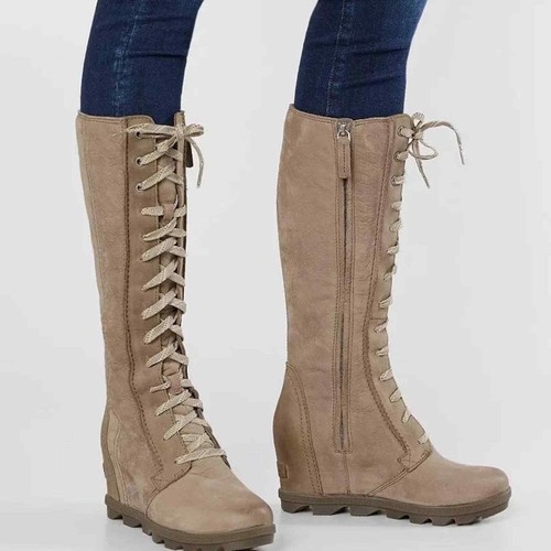 Zip Boots Winter Snow Brown 