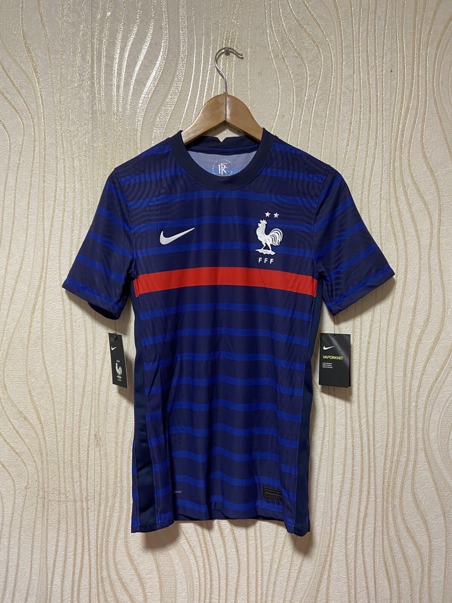 FRANCE 2020 2021 HOME SHIRT JERSEY NIKE CD0586-498 sz XS AUTHENTIC