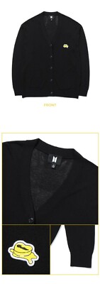 BTS BUTTER ALBUM OFFICIAL GOODS CARDIGAN BLACK XL SIZE + PHOTOCARD