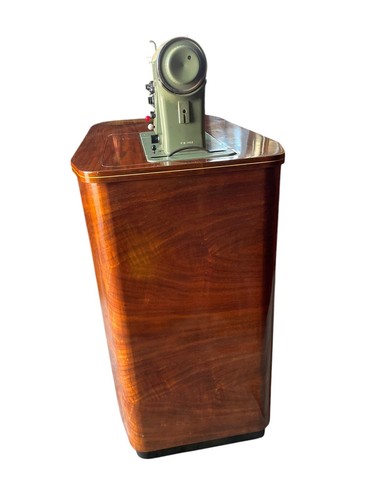 Macchina da Cucire Vintage BORLETTI 1102 Superautomatica con Mobile in Legno - Picture 8 of 15