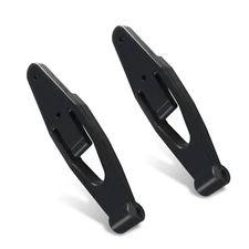 Pair Hood Latch Base Strap Black for Kenworth T300 T600 T800 W900 Peterbilt 357