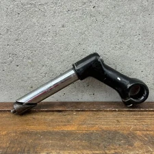 Vintage Riser Stem 22.2 mm Quill 2 Bolt 25.4 Clamp Black Mountain Dirt Drop 1"
