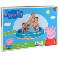 Peppa Pig Planschbecken 3-Ring – Kinderpool Ø 100 Cm – Aufblasbares Babybecken