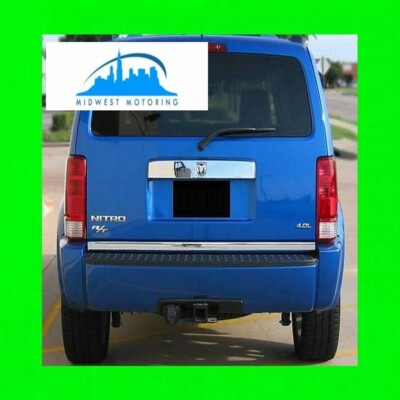 2007-2012 DODGE NITRO PRECUT CHROME TRUNK TAILGATE TRIM MOLDING 07 08 09 10 11