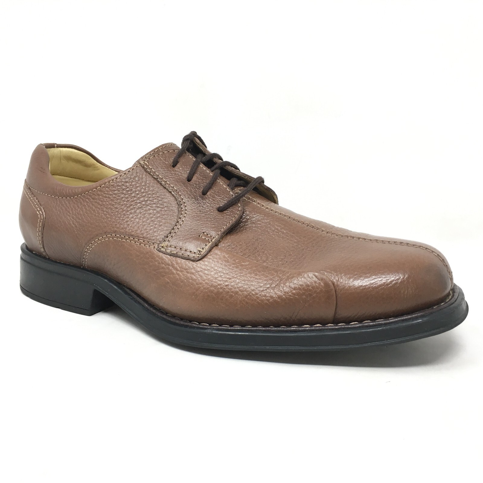 SAOLA Scarpe eleganti da uomo Studio Belvedere Bay Bridge Oxfords taglia 8 5 3E marroni in pelle